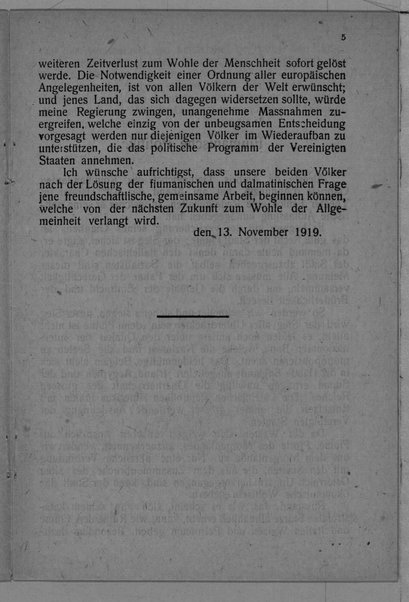 Akte und Berichte des Bureau für auswaertige Verbindungen des Kommando. 28. November 1919-1. Mai 1920